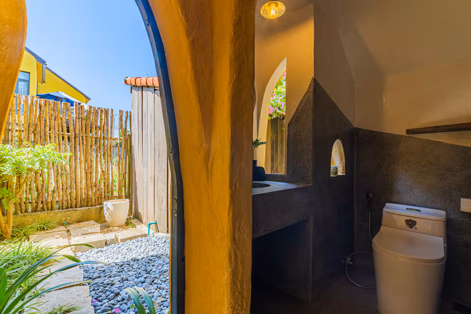 Flow House An Bang Beach Modern Ensuite Bathroom Hoi An Vietnam