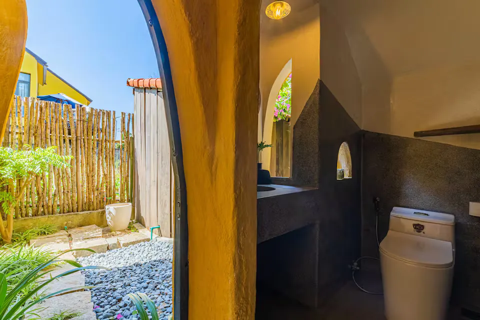 Flow House An Bang Beach Modern Ensuite Bathroom Hoi An Vietnam