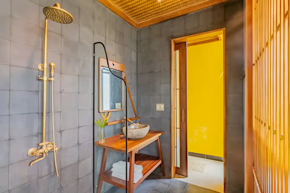May Villa An Bang Beach Modern Ensuite Bathroom Hoi An Vietnam