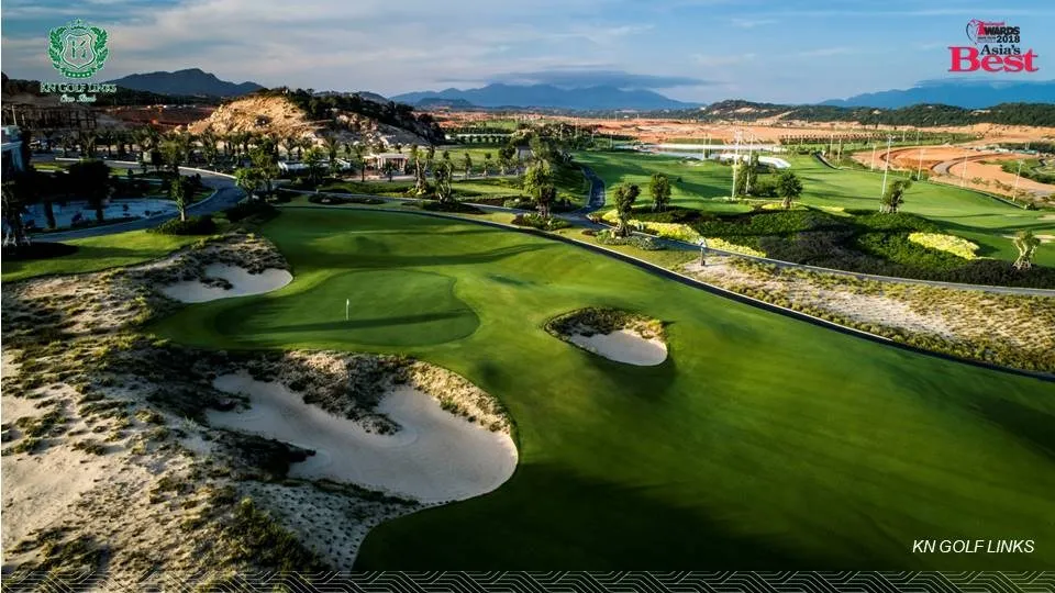 KN Golf Links Greg Norman design coastal fairway Cam Ranh Vietnam 2026/2027